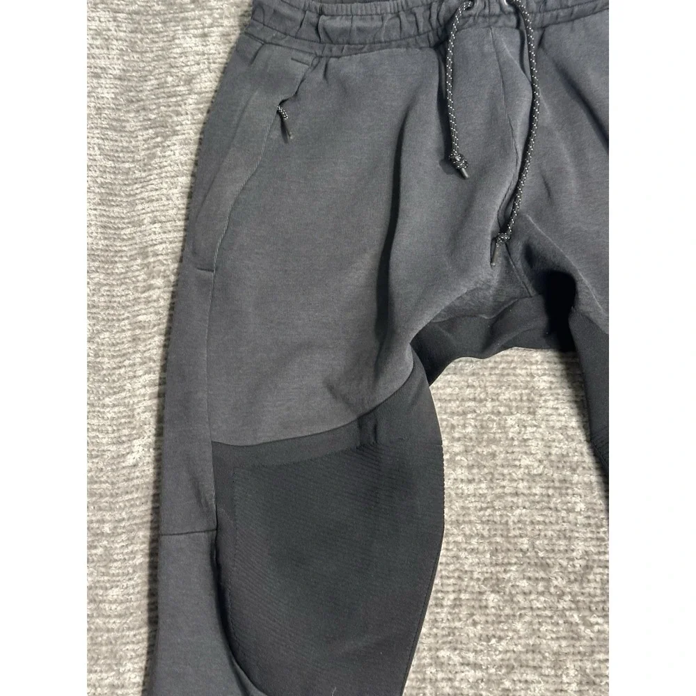 Nike Tech Fleece Joggers Mens Medium Black Slim Fit Moto Sweatpants